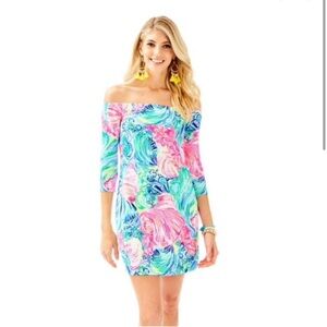 Off the shoulder Lilly Pulitzer dress